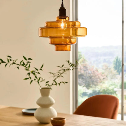 Valenra Macaron Orange Glass Pendant Light