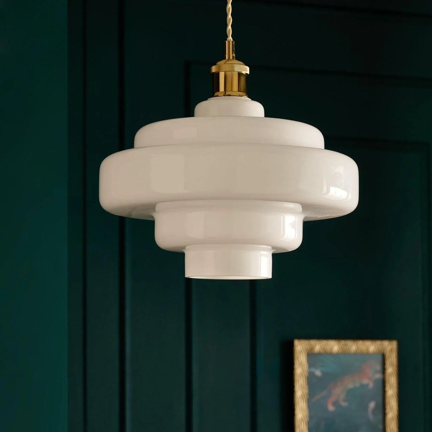 Valenra Macaron Orange Glass Pendant Light