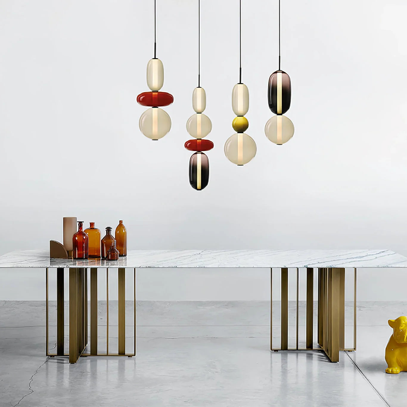 Vesa Nordic Candied Glass Pendant Light