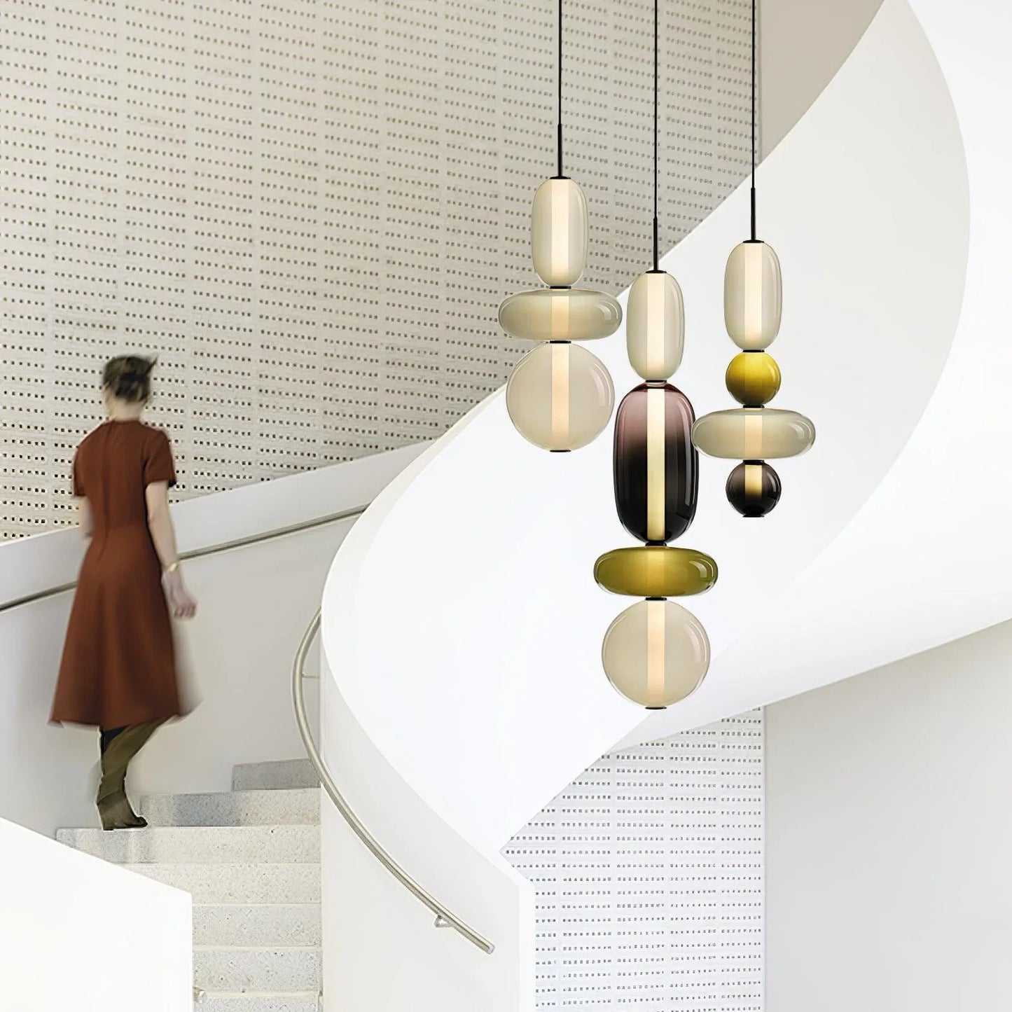 Vesa Nordic Candied Glass Pendant Light