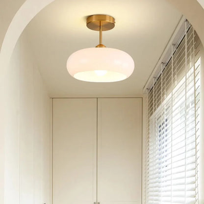 Veda Bauhaus Round Ceiling Light