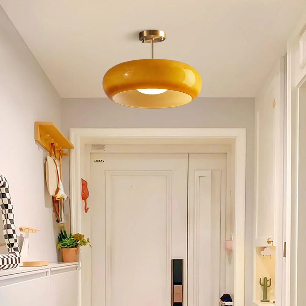 Veda Bauhaus Round Ceiling Light