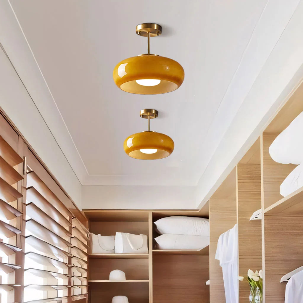Veda Bauhaus Round Ceiling Light