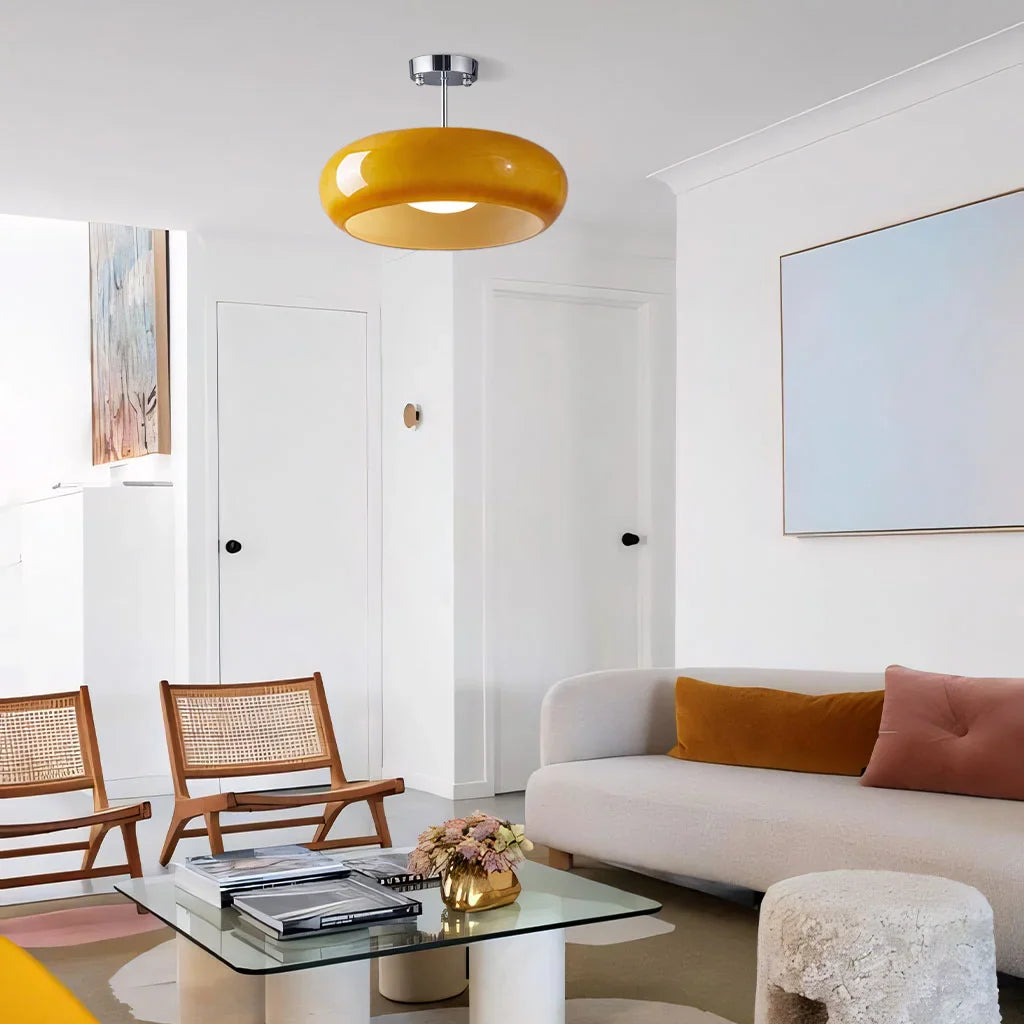 Veda Bauhaus Round Ceiling Light