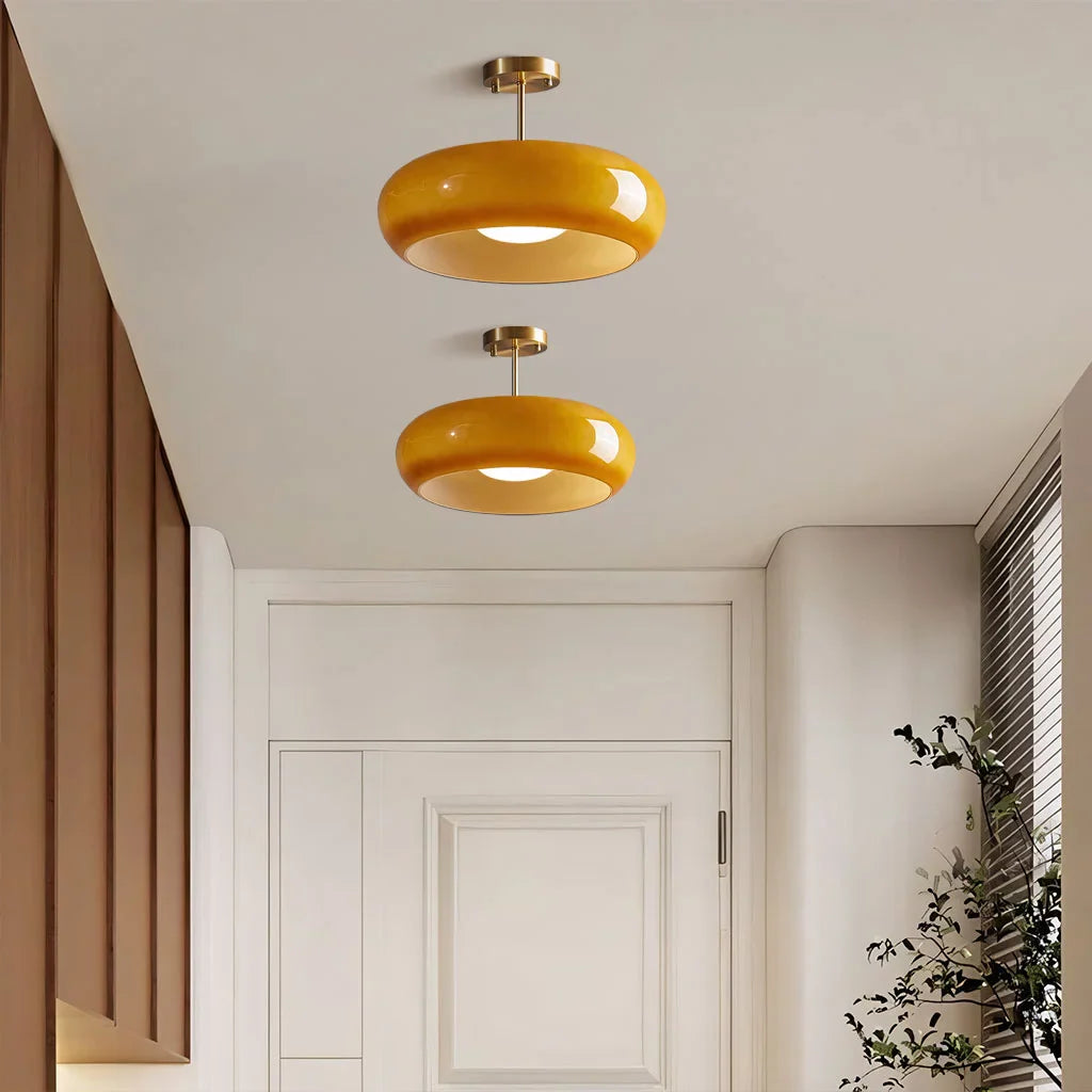 Veda Bauhaus Round Ceiling Light