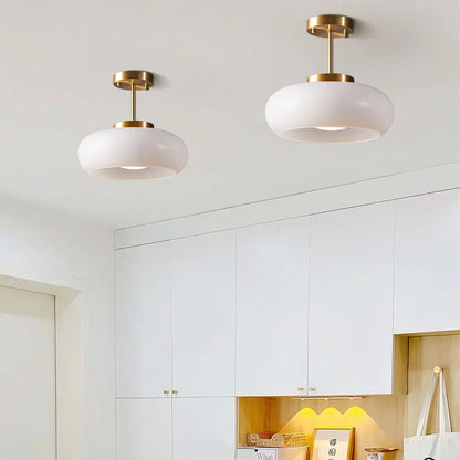 Veda Bauhaus Round Ceiling Light