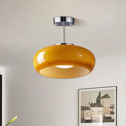 Veda Bauhaus Round Ceiling Light