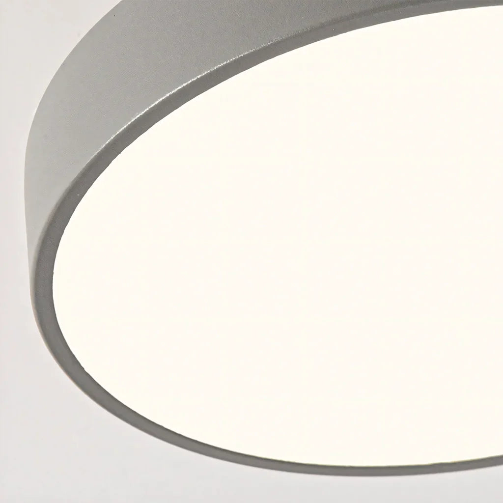 Eir Macaron Round Wood Grain Ceiling Lamp