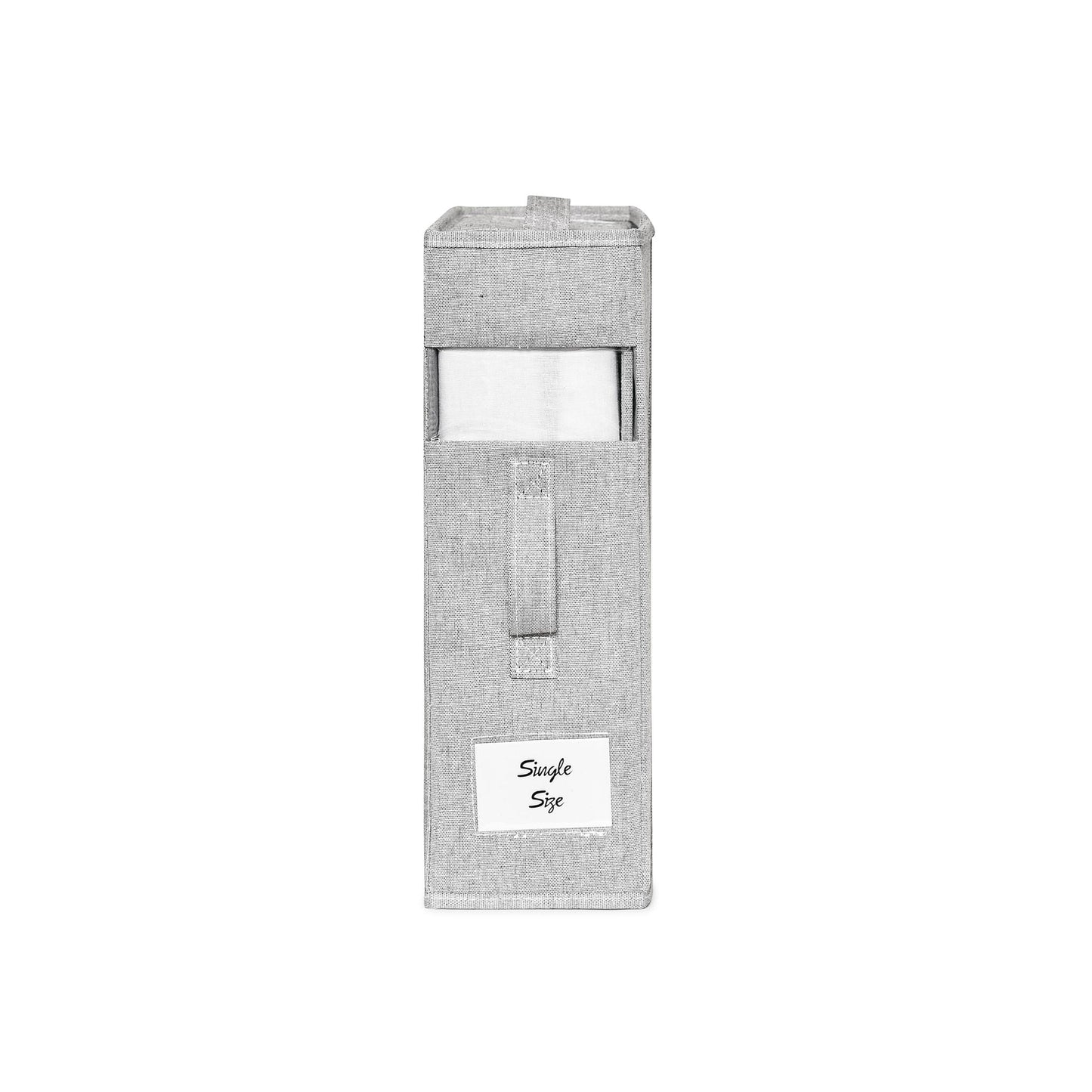SlimFold Collapsible Linen Storage Box - Pebble Grey