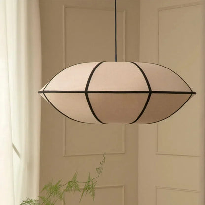 Heimdall Modern UFO Linen Pendant Light