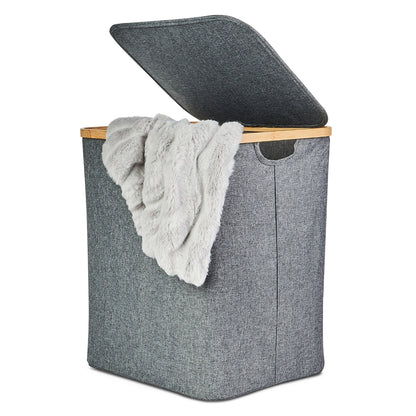 Laundry Basket w/ Lid Dark Grey - 3 Set