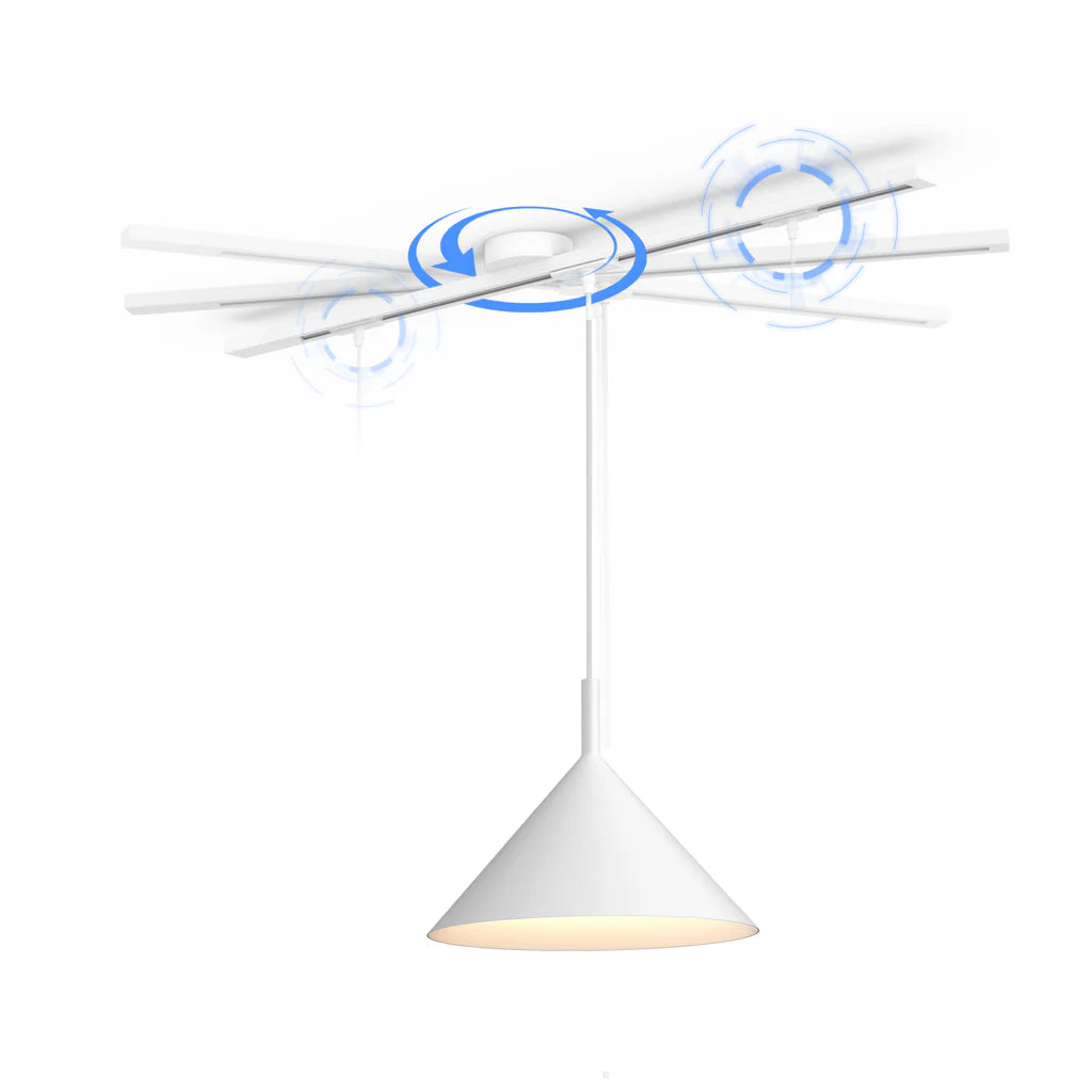 Morris Rotatable Movable Ceiling Rail for Pendant Light