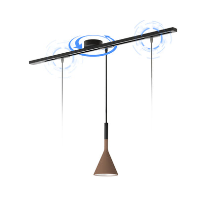 Morris Rotatable Movable Ceiling Rail for Pendant Light