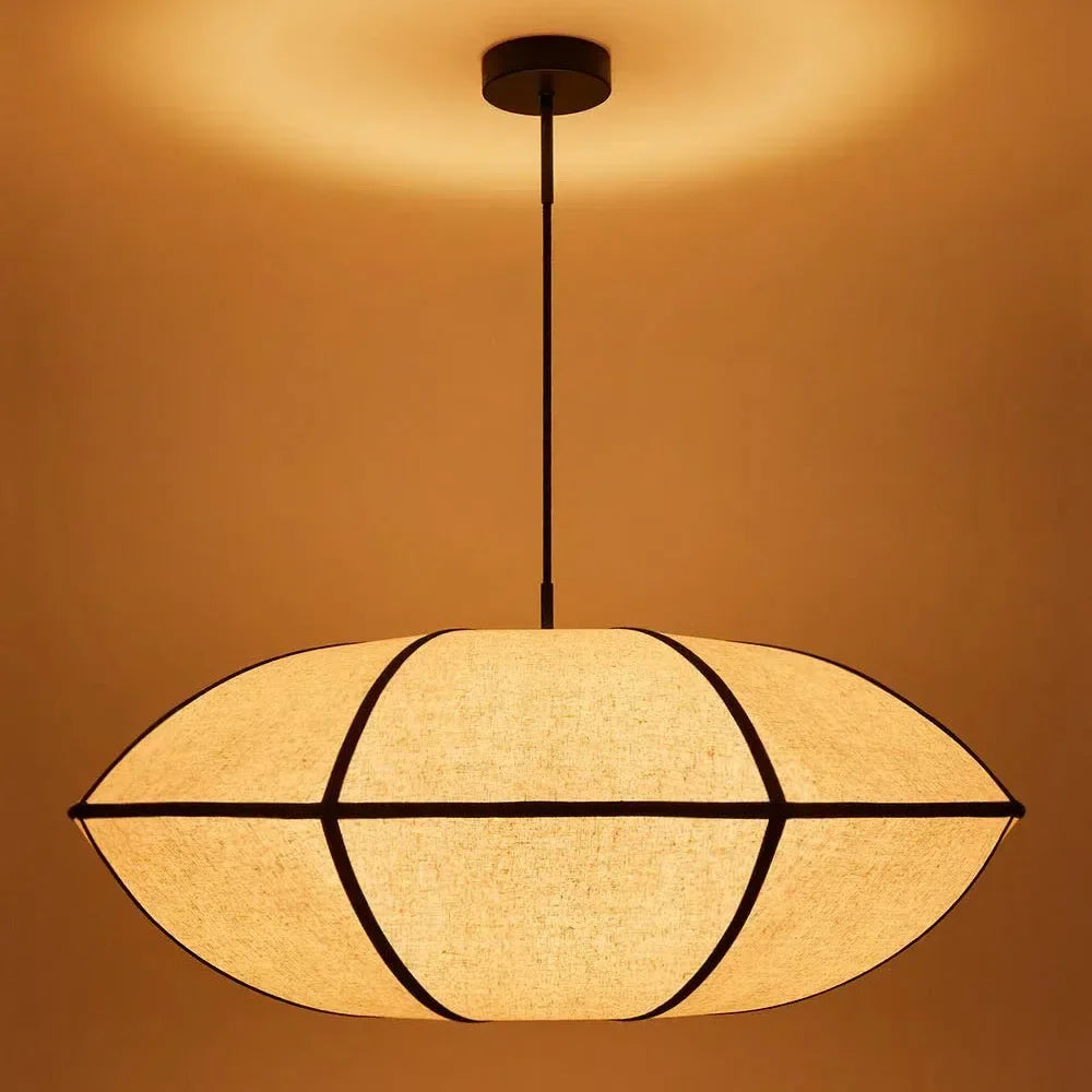 Heimdall Modern UFO Linen Pendant Light