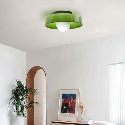 Morrow Glass Disc Ceiling Light/Wall Light