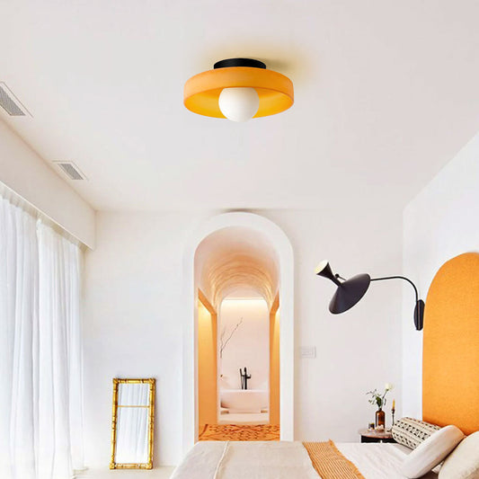 Morrow Glass Disc Ceiling Light/Wall Light