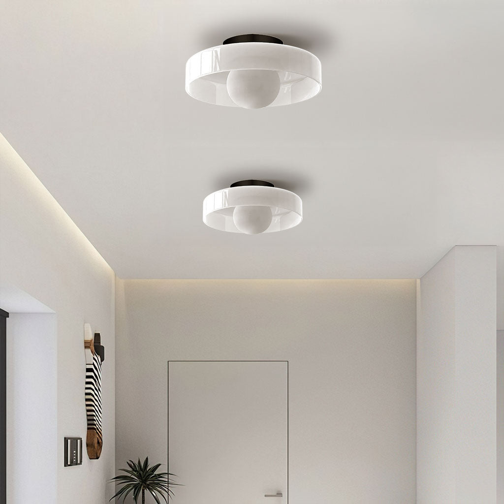 Morrow Glass Disc Ceiling Light/Wall Light