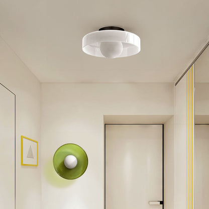 Morrow Glass Disc Ceiling Light/Wall Light