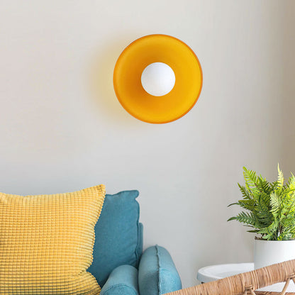 Morrow Glass Disc Ceiling Light/Wall Light