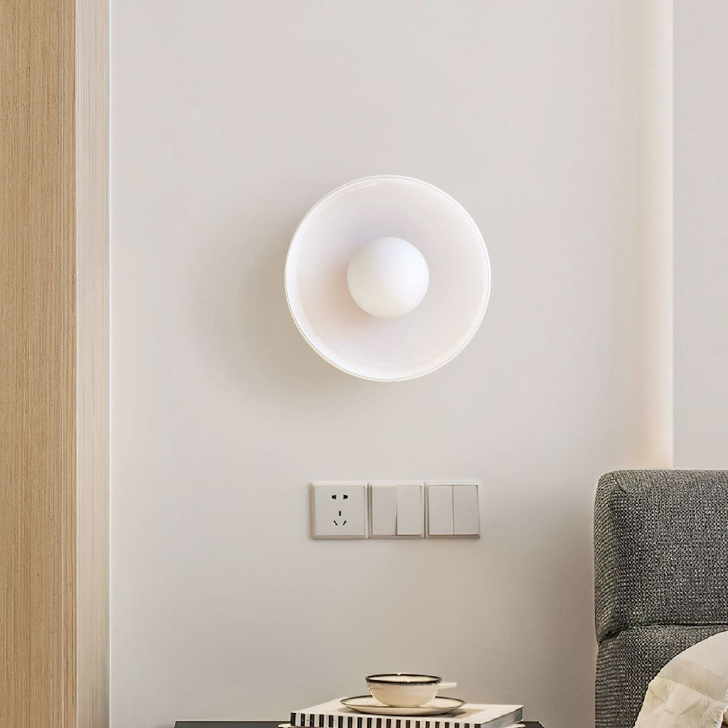 Morrow Glass Disc Ceiling Light/Wall Light