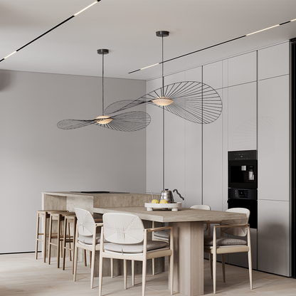 Cremin Modern Vertigolamp Nova LED Straw Hat Pendant Light