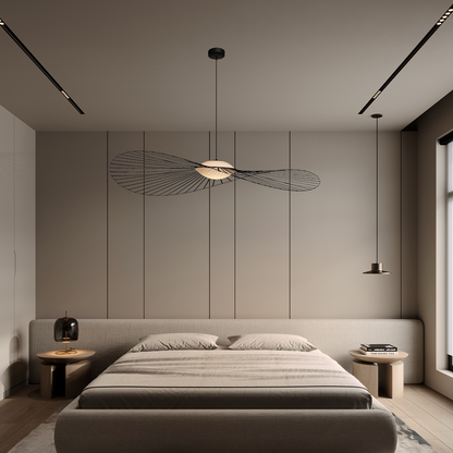 Cremin Modern Vertigolamp Nova LED Straw Hat Pendant Light