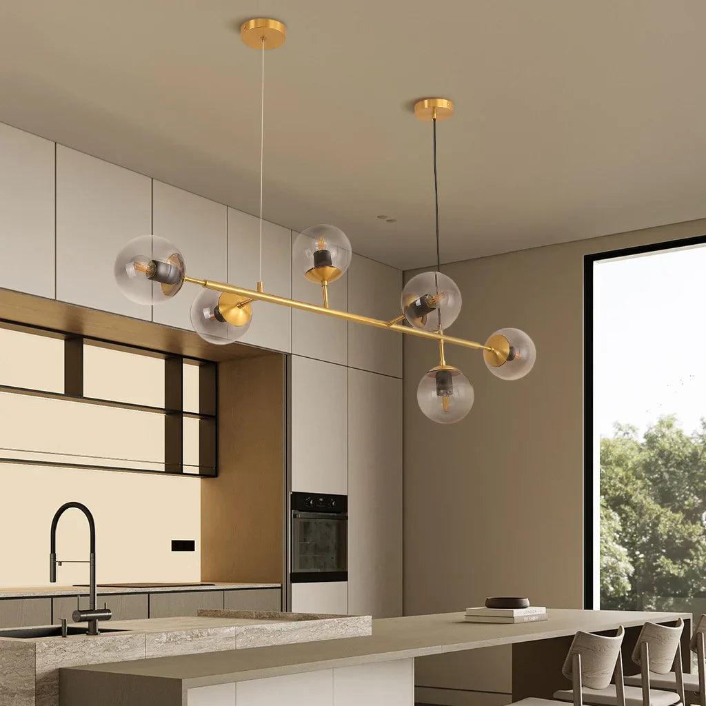 Kenzo Glass Orb Pendant Light