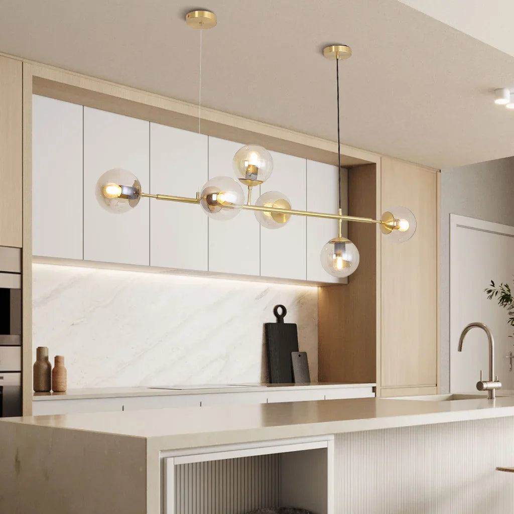 Kenzo Glass Orb Pendant Light