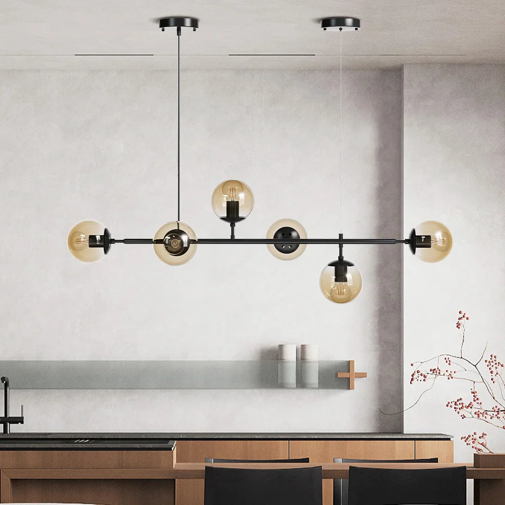 Kenzo Glass Orb Pendant Light
