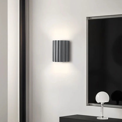 Rhea Resin Ribbed Wall Sconce