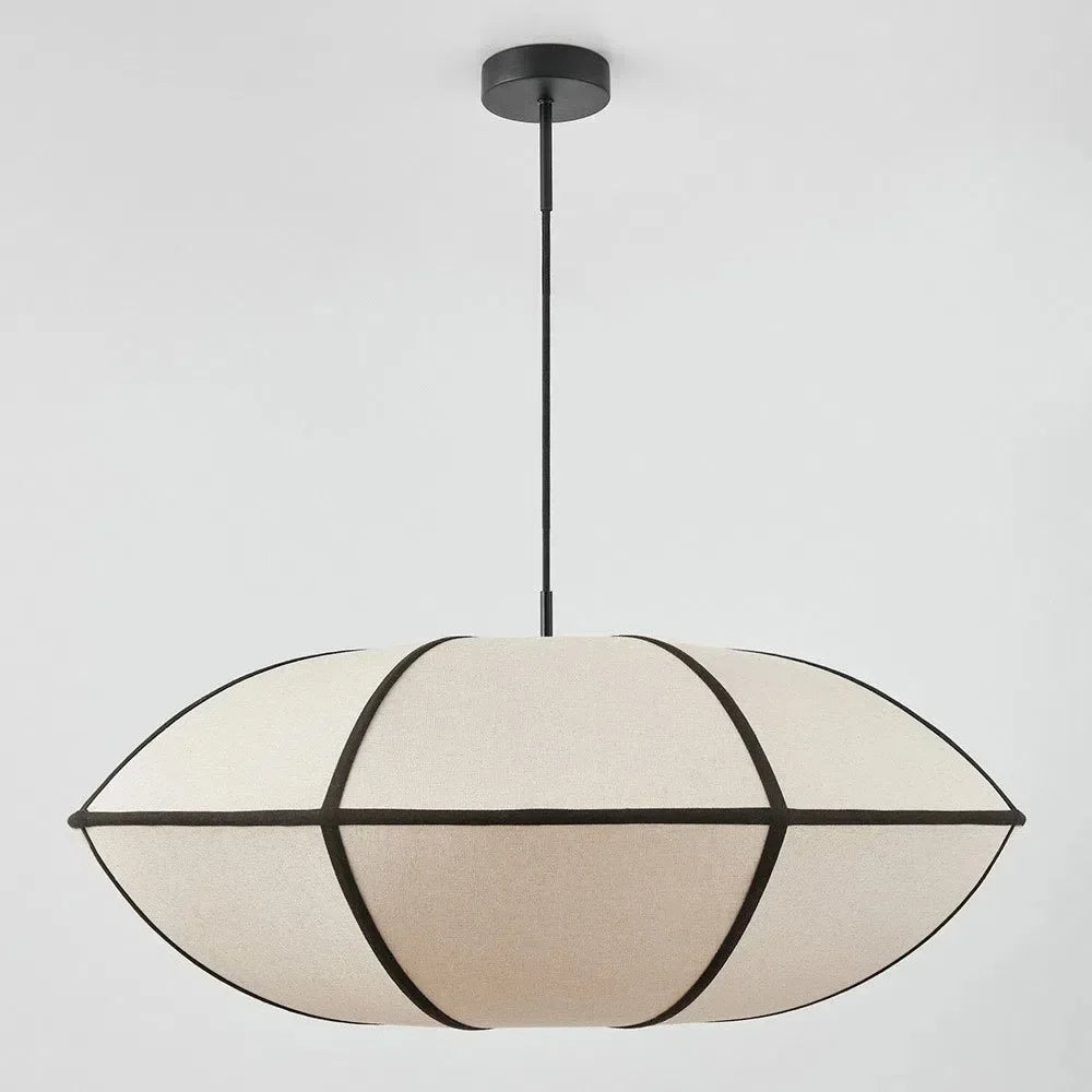 Heimdall Modern UFO Linen Pendant Light