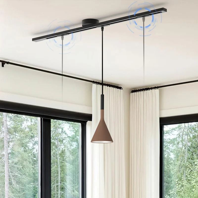 Morris Rotatable Movable Ceiling Rail for Pendant Light