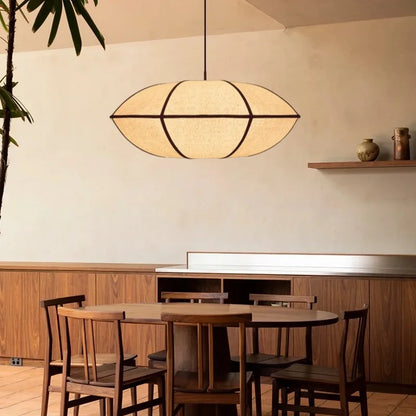 Heimdall Modern UFO Linen Pendant Light