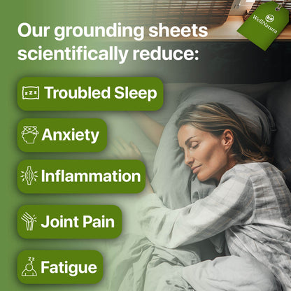 Grounding Sheet for Better Sleep & Health